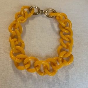 Gold (bright yellow) link necklace